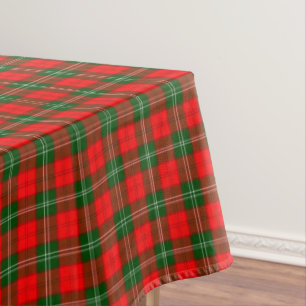 Clan Lennox Tartan Plaid Pattern Tablecloth
