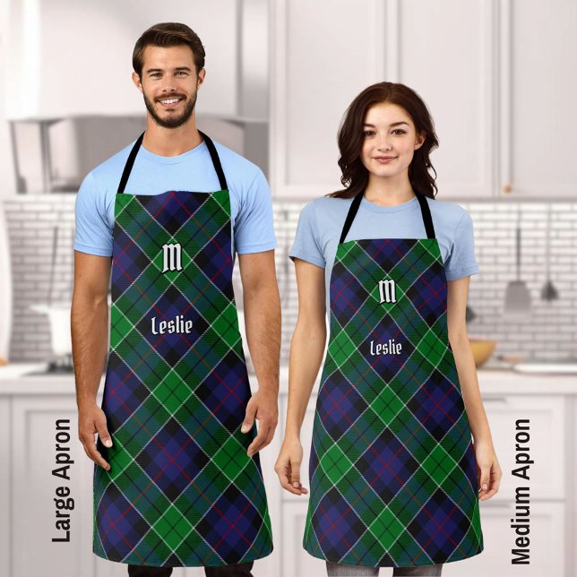 Clan Leslie Hunting Tartan Apron (Creator Uploaded)