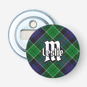 Clan Leslie Hunting Tartan Bottle Opener