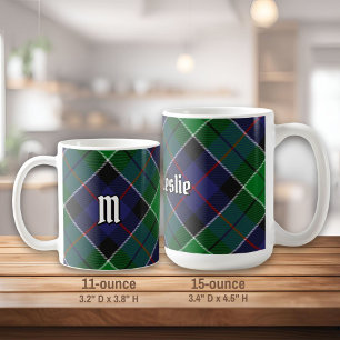 Clan Leslie Hunting Tartan Coffee Mug