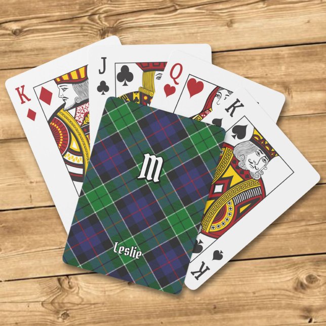 Clan Leslie Hunting Tartan Playing Cards (Creator Uploaded)
