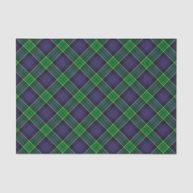 Clan Leslie Hunting Tartan Tissue Paper (Front)