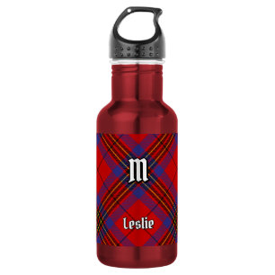 Clan Leslie Red Tartan 532 Ml Water Bottle