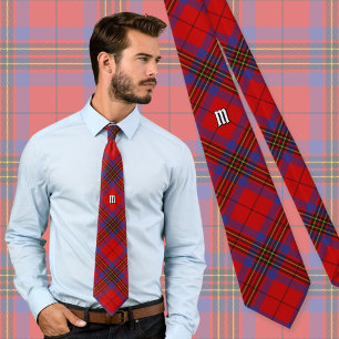 Clan Leslie Red Tartan Tie