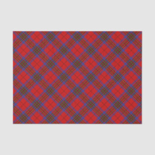 Clan Leslie Red Tartan Tissue Paper