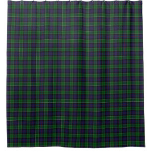 Clan Leslie Scottish Hunting Tartan Shower Curtain