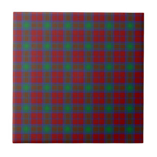 Clan Lindsay Tartan Ceramic Tile