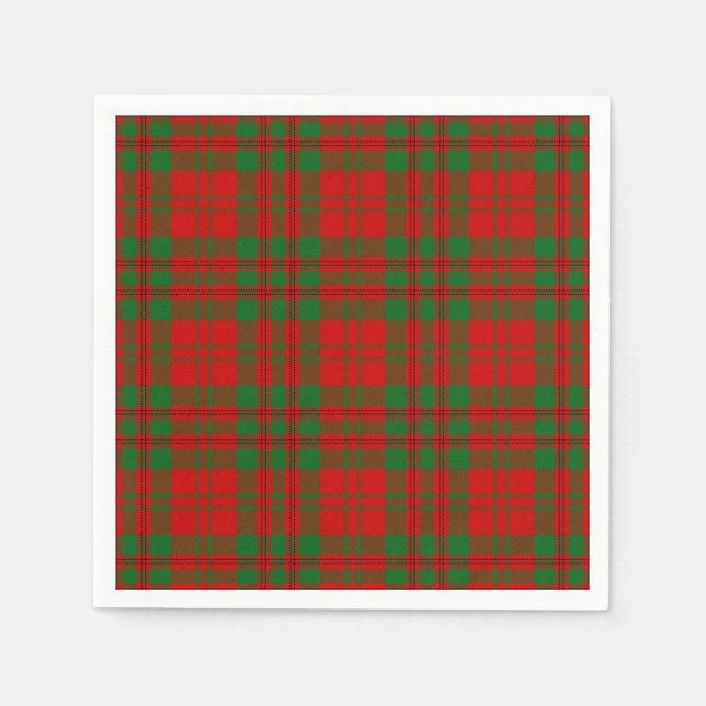 Clan Livingstone Tartan Napkin (Front)