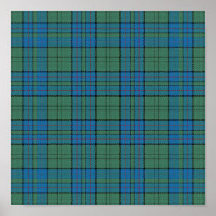 Clan Lockhart Tartan - Digital Download Poster