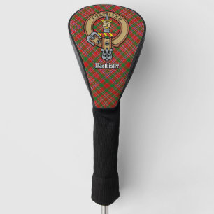 Clan MacAlister Crest over Tartan Golf Head Cover