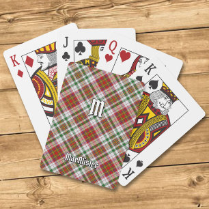 Clan MacAlister Dress Tartan Playing Cards