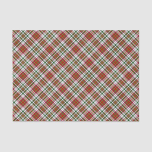 Clan MacAlister Dress Tartan Tissue Paper (Front)