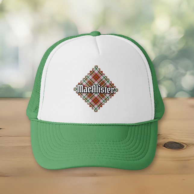 Clan MacAlister Dress Tartan Trucker Hat (Creator Uploaded)