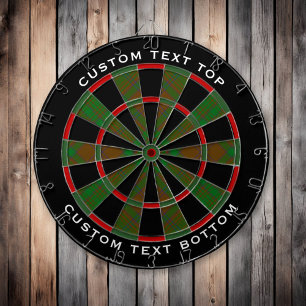 Clan MacAlister of Glenbarr Hunting Tartan Dartboard