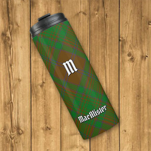 Clan MacAlister of Glenbarr Hunting Tartan Thermal Tumbler