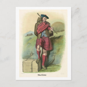 Clan MacAlister Postcard