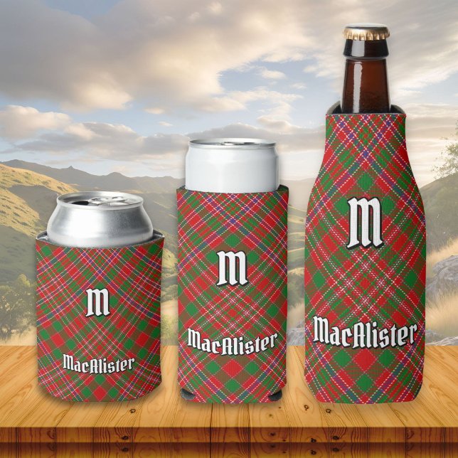 Clan MacAlister Tartan Can Cooler (Creator Uploaded)