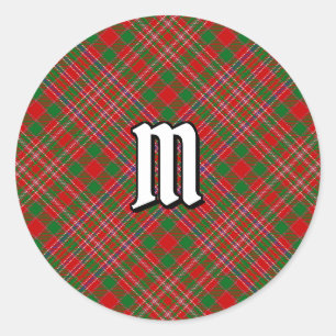 Clan MacAlister Tartan Classic Round Sticker