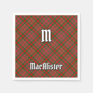 Clan MacAlister Tartan Napkins