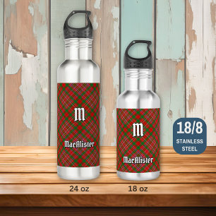Clan MacAlister Tartan Steel Water Bottle