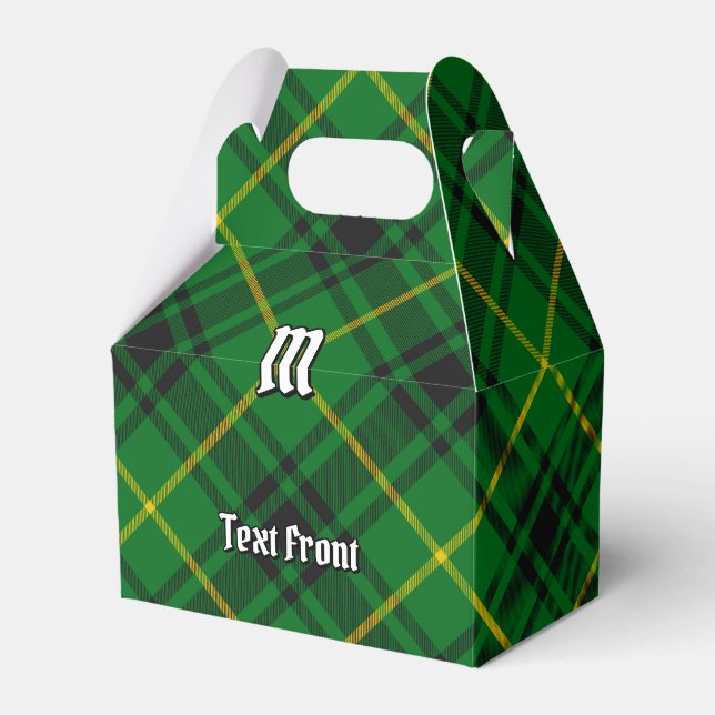 Clan MacArthur Tartan Favour Box (Front Side)