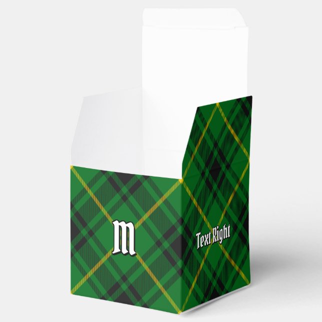 Clan MacArthur Tartan Favour Box (Opened)