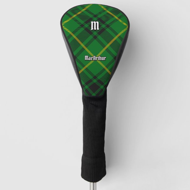 Clan MacArthur Tartan Golf Head Cover (Front)