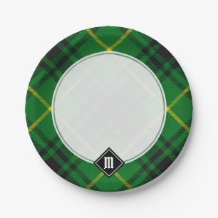 Clan MacArthur Tartan Paper Plate
