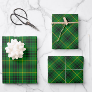 Clan MacArthur Tartan Wrapping Paper Sheet