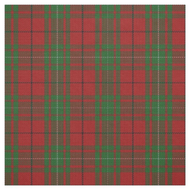 Clan MacAulay Scottish Tartan Plaid Fabric (Swatch)