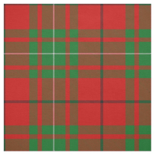 Clan MacAulay Tartan Fabric (Swatch)