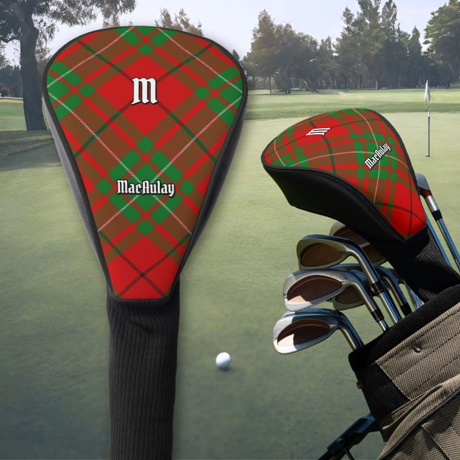 Clan MacAulay Tartan Golf Head Cover (Creator Uploaded)