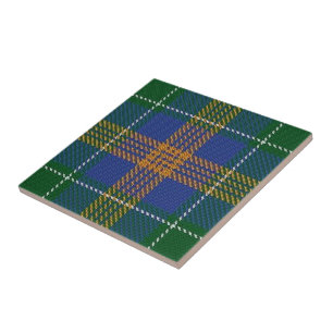 Clan MacAuliffe McAuliffe Irish Expressions Tartan Ceramic Tile
