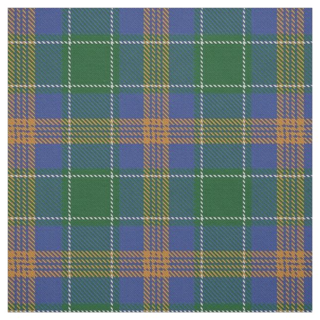 Clan MacAuliffe McAuliffe Irish Tartan Fabric (Swatch)