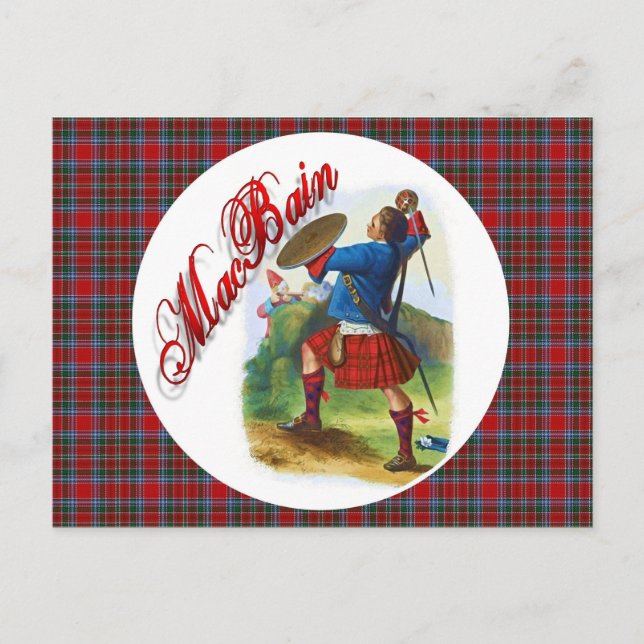 Clan MacBain Scottish Dreams Postcard (Front)