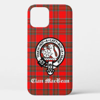 Clan MacBean Crest Badge & Tartan