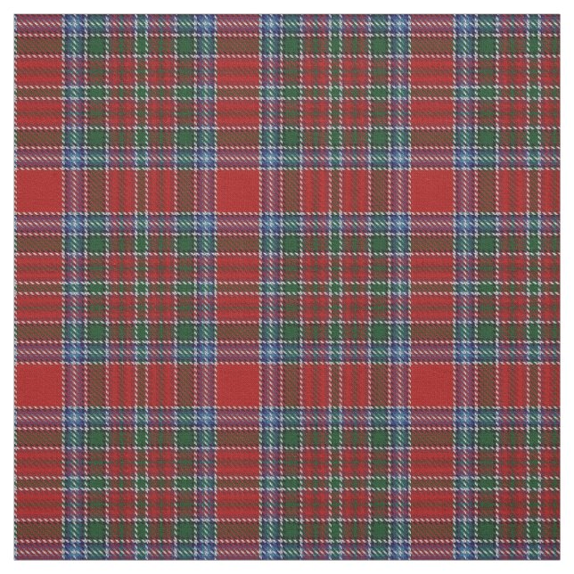 Clan MacBean MacBain Scottish Tartan Plaid Fabric (Swatch)