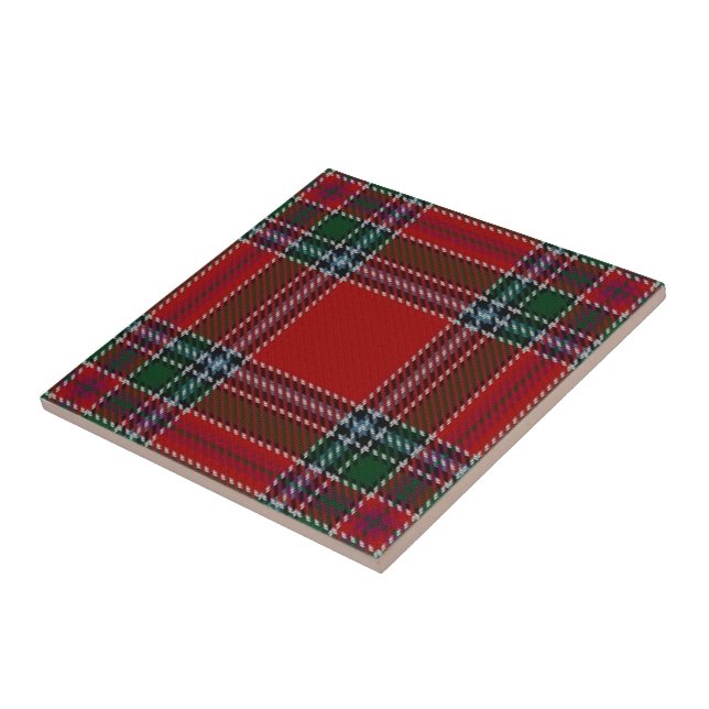 Clan MacBean Tartan  Ceramic Tile (Side)