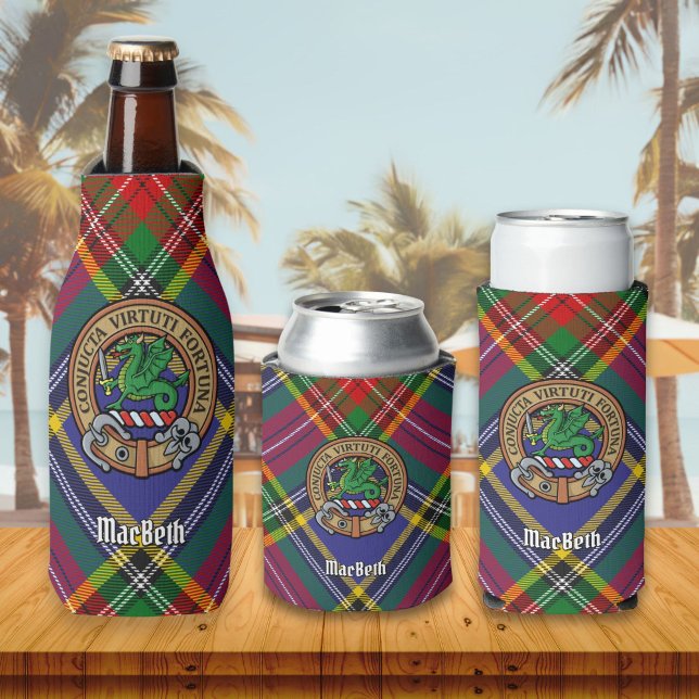Clan MacBeth Crest Bottle Cooler (Creator Uploaded)