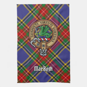 Clan MacBeth Crest Kitchen Towel