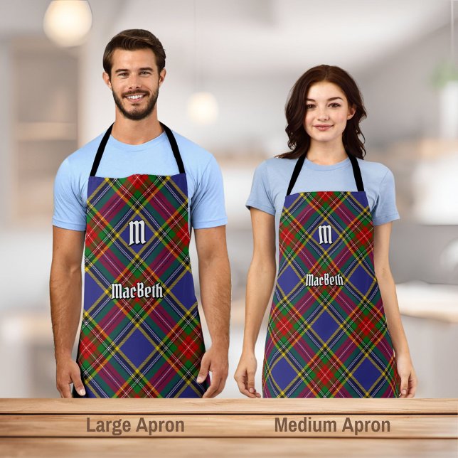 Clan MacBeth Tartan Apron (Creator Uploaded)