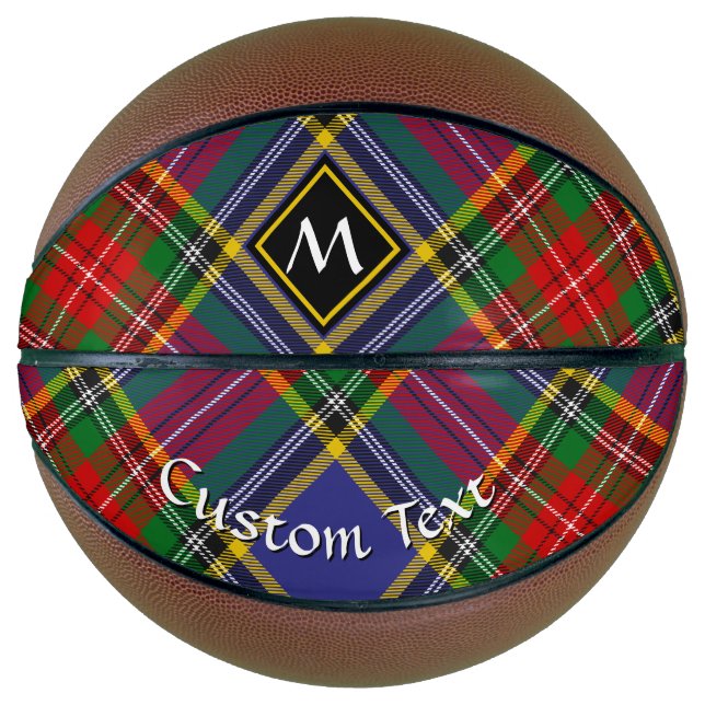 Clan MacBeth Tartan Basketball (Front)