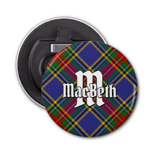 Clan MacBeth Tartan Bottle Opener