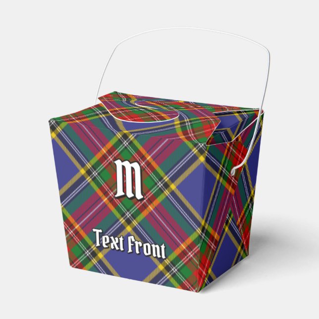 Clan MacBeth Tartan Favour Box (Front Side)