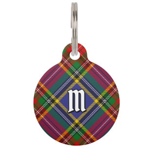 Clan MacBeth Tartan Pet ID Tag