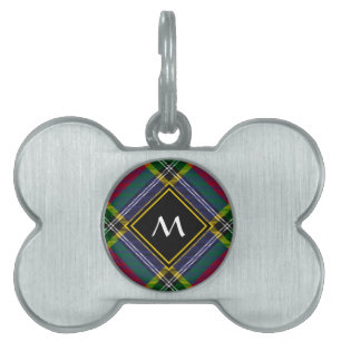 Clan MacBeth Tartan Pet ID Tag