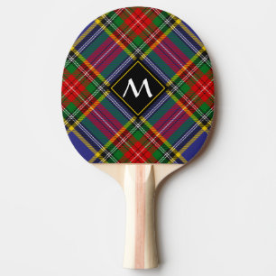 Clan MacBeth Tartan Ping Pong Paddle