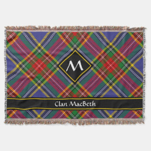 Clan MacBeth Tartan Throw Blanket