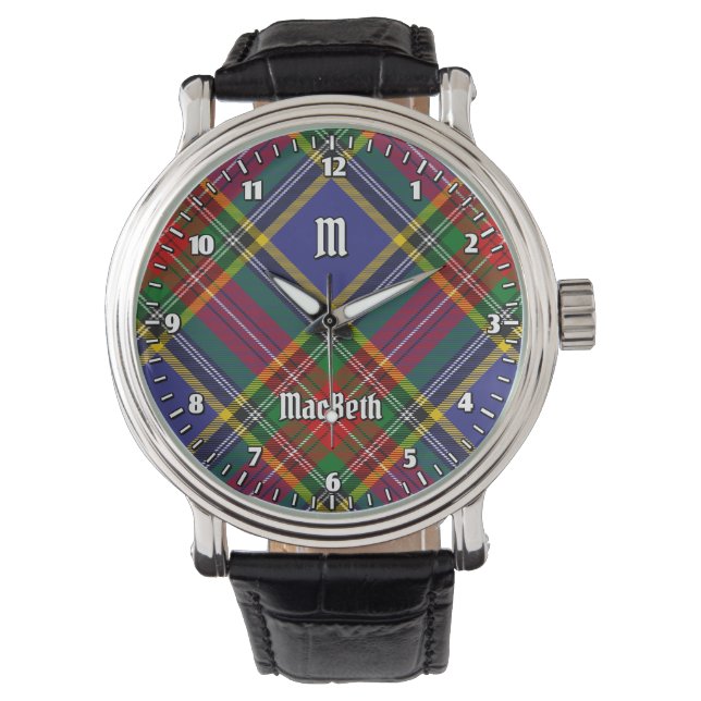 Clan MacBeth Tartan Watch (Front)