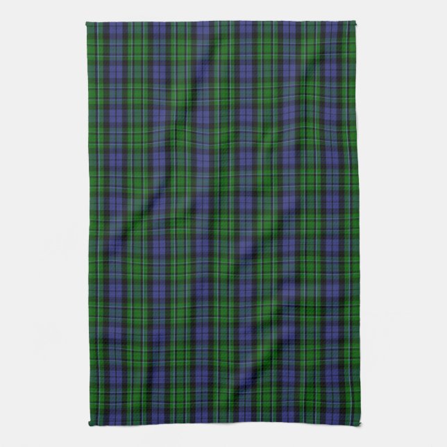 Clan MacCallum Tartan Tea Towel (Vertical)